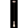 OLIVER 1X60W E27 VÝPRODEJ Závěsný kabel s objímkou, těleso kov, povrch nikl mat, pro žárovku 1x60W E27, 230V, IP20, tř.2, rozměry d=100mm, vč. závěsného kabelu s textilním úpletem l=1500mm, lze zkrátit náhled 7