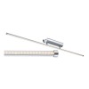 FENJA VÝPRODEJ Stropní svítidlo, těleso hliník, povrch chrom, difuzor plast, LED 14,5W, teplá 3200K, 860lm/cca 45W žár., 230V, IP20, tř.1, 1425x65mm, h=74mm náhled 2