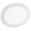 NURO R LED 3W Stropní, podhledové svítidlo kruhové, těleso hliník, povrch bílá, difuzor plast opál, LED 3W, 210lm, teplá 2800K, vyzřovaní úhel 120°, Ra80, 230V trafo/kab, IP20, tř.2, rozměry d=90mm, h=23mm náhled 1