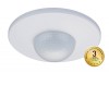 PIR 120°/360° 2000W, IP20 PIR - Pohybové čidlo podhledové, senzor pohybu pro osvětlení, materiál plast, barva bílá, záběr 120°/360°, dosah max 10m, čas sepnutí 10s-30min, 3-2000lx, max. 2000W, 230V, IP20, tř.2, d=120mm. náhled 1