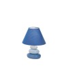 K2 VÝPRODEJ Stolní dekorativní lampa, těleso keramické, povrch smalt bílá, stínítko PVC potaženo textilní látkou bílá, pro žárovku 1x40W, E14, 230V, IP20, tř.2, rozměry d=20 náhled 3