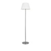 CYLINDER Stojací pokojová lampa, základna kov, povrch chrom, difuzor sklo opál, pro žárovku, 1x100W, E27, 230V, IP20, rozměry d=400mm, v=1750mm náhled 1
