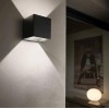 RUBIK Nástěnné venkovní svítidlo, těleso hliník, povrch lak černá mat, krycí sklo čiré, LED 1x6W, 570lm, 230V, IP44, tř.1, rozměry 100x100x100mm, svítí nahoru/dolů náhled 2