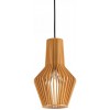 CITRUS Závěsné svítidlo, základna dřevo, stínítko dřevo světlé, pro žárovku 1x60W, E27, 230V, IP20, tř.2, rozměry d=200mm, h=320mm, vč. závěs kabelu l=1460mm, lze zkrátit. náhled 1