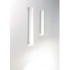 TUBE Závěsné bodové svítidlo, těleso hliník, povrch bílá, LED 11W, 1050lm, teplá 3000K, 230V, IP20, tř.1, rozměry d=60mm, h=400mm, vč závěs kabelu l=2030mm, lze zkrátit. náhled 3