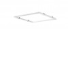 LED PANEL Rám, pro podhledovou montáž LED panelů 595x595mm do sádrokartonu, bezšroubový, materiál kov, povrch bílá, rozměry 625x625x24mm náhled 1