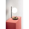 BIRDS Stolní lampa, základna kov, povrch mosaz a černá, dif sklo opál, pro žárovku 1x15W, G9, 230V, IP20, tř.1, rozměry d=130mm, h=265mm. náhled 3