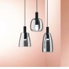 COCO Závěsné svítidlo, základna kov, povrch černá, stínítko sklo kouřové, LED 7W, 550lm, teplá 3000K, 230V, IP20, tř.2, rozměry d=150mm, h=230mm, vč. závěs. kabelu l=2250mm, lze zkrátit. náhled 3