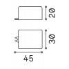 BIT Napájecí zdroj pro LED, vstup 230V, 3,5W, 350 mA, IP44, rozměry 45x30x20mm náhled 1