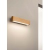 CRAFT Nástěnné svítidlo, základna kov, povrch černá, těleso dřevo světlé, difuzor plast opál, LED 12W, 1350lm, teplá 3000K, 230V, IP20, tř.1, rozměry 400x80x85mm, svítí dolů. náhled 3