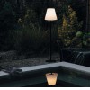 ARCAIDA Stojací venkovní lampa, těleso kov, povrch černá antracit, difuzor plast opál, pro žárovku 1x42W, E27, IP44, rozměry d=347mm, h=1536mm. náhled 3