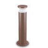 TORRE Sloupkové venkovní svítidlo, těleso hliník, povrch kávová, difuzor plast opál, pro žárovku 1x15W, E27, 230V, IP65, tř.1, rozměry d=180mm, h=600mm. náhled 1