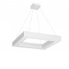 CANTO Závěsné svítidlo, kov, bílá, dif plast opál, LED 60W, 4200lm, smart TUYA, Matter, Zigbee 3.0, dálk ovl. (souč.) nebo tel.  CCT nast teplá 2700K-denní 6500K, stmív 230V, 800x800mm, záv l=1200mm náhled 1