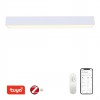 CANTO Stropní svítidlo, kov, povrch bílá, dif plast opál, LED 50W, 4220lm, smart TUYA, Zigbee 3.0, dálk ovl. (souč) nebo mob. tel. CCT nast teplota teplá 2700K-denní 6500K, stmív, 230V, 900x150x100mm náhled 1