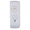 ELEGANTE Stropní ventilátor s osvětlením, kov, povrch stříbrná, lopatky dřevo, dif plast opál, LED 18W, smart TUYA, WiFi, dálk ovl. nebo mob. tel. CCT nastav. teplá 3000K-denní 6000K, d=1320mm, h=520mm náhled 2