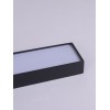 PINNA Nástěnné svítidlo k zrcadlu, kov, černá, dif opál, LED 34W, 2378lm, smart TUYA, Matter, Zigbee 3.0, dálk ovl. (souč) nebo mob. tel. CCT nast teplá 2700K-denní 6500K, stmív 230V, 800x35x180mm náhled 2
