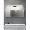 PINNA Nástěnné svítidlo k zrcadlu, kov, černá, dif opál, LED 34W, 2378lm, smart TUYA, Matter, Zigbee 3.0, dálk ovl. (souč) nebo mob. tel. CCT nast teplá 2700K-denní 6500K, stmív 230V, 800x35x180mm náhled 5