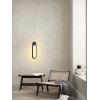 OVALE Závěsné svítidlo, kov, černá, dif plast opál, LED 22W, 1470lm, smart TUYA, WiFi, dálk ovl. Beacon (souč.) nebo tel.  CCT nast teplá 2700K-denní 6500K, stmív 230V, 120x406mm, záv l=1200mm náhled 4