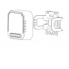 LITE, 2x5A, 2x1150W, TUYA WiFi Spínací jednotka, 2 kontakty, pro instalaci s nulovým vodičem, ovládání telefonem smart systém Tuya, Wifi, 2x5A, 2x1150W/2x150W LED, 230V, IP20, 46x46x18mm, do KU68 náhled 3