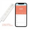 LITE Prodlužovací přívod, bílá, smart TUYA, WiFi, 1× vidlice typu E/F, 4× zásuvka typu E, 4× USB-A, 230V, IP20, délka kabelu l=1,5m. náhled 2