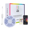 LITE LED pásek, plast, smart TUYA, WiFi, 72LED/m, 24W/m, 406lm/m, mob. Tel. Nebo dálk. Ovl (souč) CCT nast. Teplota teplá 2700K-denní 6500K, RGB, stmív 230V, dělení po 125mm, 12V, IP67, w=12mm, l=5000mm náhled 2