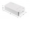 SMART TUYA 1x16A, 230V, IP20 Spínací jednotka, 1 kontakt, Tuya, WiFi, 1x16A, 1x3680W, 230V, IP20, plast bílá, rozměry 75x41x19mm náhled 2