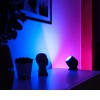LITE Stolní lampa, reflektor, kov, povrch černá, dif plast opál, LED 3W, 230lm, smart TUYA, WiFi, dálk ovl. (součástí) nebo mob. telefonem CCT nast teplota teplá 2700K - denní 6500K, stmív, RGB, 9 náhled 2