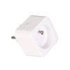 SMART zásuvka Zásuvkový adaptér plast bílá, SADA 3ks, 230V, 16A, IP20, fce zap/vyp, ovládání smart systémem Tuya WiFi, rozměry 55x55x75mm. náhled 3