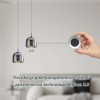 SMART vypínač Otočný vypínač, SMART, Zigbee 3.0, kompatibilní smart systém Tuya, nastav CCT teplota, stmív., funkce zap/vyp, baterie 3V, IP20, plast bílá, rozměry d=40mm, h=29mm. náhled 2