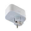 LITE Zásuvkový adaptér plast bílá, 230V, 16A, IP20, 1x zásuvka typu E, 2x USB-A, 1x USB-C, ovládání smart systémem Tuya WiFi, rozměry 76x50x76mm. náhled 2