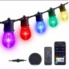 LITE 15W TUYA-W, RGB, IP65, 15m Venkovní zahradní párty řetěz, LED 15W, Tuya, WiFi, dálk. ovl. (souč) nebo smart tel. nastav teplota CCT teplá 2700K-denní 6500K, stmív, RGB, 230V, IP65, délka 15m. náhled 1