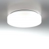 SKY Stropní svítidlo, kov bílá, difuzor plast opál, LED 100W, 6750lm, dálkovým ovladačem (součástí)  stmívatelné, nast teplota CCT teplá 2700K - denní 6000K, Ra80, 230V, IP20, rozměry d=600mm, h=130mm náhled 2
