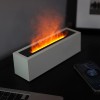 IMMAX FLAME Aroma difuzér a zvlhčovač vzduchu s imitací plamene (žlutá/modrá), povrch bílá, 10W, objem nádoby 200ml, výstup mlhy: přibližně 30-40 ml/hod, 5V, rozměry 320x85x86mm. náhled 3
