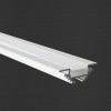 PROLED-08 ROHOVÝ HLINÍKOVÝ profil pro LED pásek VÝPRODEJ Přisazený hliníkový profil rohový 90° eloxovaný, pro LED pásky šířky max w=12mm, 30x10,5mm, délka l=2m náhled 2