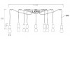 FIX Závěsný kabel s objímkou, těleso plast, povrch černá, pro žárovku 10x60W, E27, 230V, IP20, tř.1, rozměry d=1500mm, výška závěs kabelu h=1000mm, lze zkrátit. náhled 2