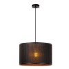 TAGALOG Závěsné svítidlo, těleso kov, povrch černá, stínítko bambus, pro žárovku 1x40W, E27, 230V, IP20, tř.2, rozměry d=400mm, vč závěs kabelu l=1600mm, lze zkrátit. náhled 1