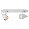RIDE-LED Stropní svítidlo, nastavitelný směr svícení, základna kov černá mat, těleso kov černá mat s měděnými detaily, LED 2x5W, GU10, teplá 3000K, 320lm, 230V, IP20, tř.1. rozměry 350x100x150mm, vč.sv.zdr. náhled 3