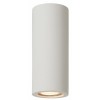 GIPSY Stropní svítidlo válcové, těleso sádra, barva bílá, pro žárovku 1x35W, GU10, 230V, IP20, tř.1. rozměry d=70mm, l=170mm náhled 1
