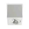 BOX Stropní, přisazené, bodové svítidlo, výklopné +-20°, základna hliník, povrch bílá, LED 6W, 650lm, teplá 3000K, Ra80, 230V, IP20, tř.2, rozměry 90x90x95mm náhled 2