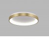 BELLA SLIM Stropní svítidlo, těleso hliník, povrch zlatá, difuzor plast opál, LED 60W, 4200lm, TW nast. teplota CCT teplá 3000K, neutrální 4000K, stmív. CASAMBI, 230V, IP20, rozměry d=780mm, h=60mm. náhled 1