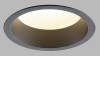 ZETA S, B Vestavné zápustné svítidlo, kruh, těleso hliník, povrch černá, LED 15W, 1500lm, teplá 3000K, Ra80, stmív DALI/PUSH, 230V, do koupelny IP44, rozměry d=136mm, h=56,5mm náhled 1