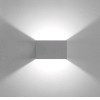 WALL Q Nástěnné svítidlo, těleso hliník, povrch bílá, LED 6W, 400lm, teplá 3000K, Ra80, 230V, IP20, tř.2, rozměry 100x100x60mm, svítí nahoru/dolů náhled 4