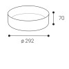 YPSO Kroužek pro svítidlo, těleso kov, povrch černá, rozměry d=360mm, h=35mm náhled 7