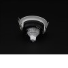 ENIF Vestavné stropní svítidlo, výklopné +-35°, materiál hiiník, povrch vnější bílá, vnitřní černá, pro žárovku 1x35W, GU5,3, 12V, IP20, tř.3, rozměry d=100mm, h=40mm náhled 3
