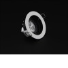 ENIF Vestavné stropní svítidlo, výklopné +-35°, materiál hiiník, povrch vnější bílá, vnitřní černá, pro žárovku 1x35W, GU5,3, 12V, IP20, tř.3, rozměry d=100mm, h=40mm náhled 4