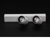 KLARA LED Stropní bodové svítidlo, nastavitelný směr svícení +-90°, základna hliník, povrch bílá mat, LED 9,2W, teplá 3000K, Ra90, 230V, IP20, tř.1, rozměry 175x145x60mm náhled 5