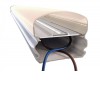 TRI PROOF Stropní přisazené průmyslové svítidlo, PIR senzor, těleso plast bílá, LED 18W, neutrální 4000K, 1900lm, 230V, IP65, IK08, rozměry 665x61x56mm. náhled 3