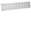 DRACONIS Optika, difuzor pro svítidlo, symetrické, těleso plast čirý, s vyzařovacím úhlem 20°, rozměry 285x60x12mm. náhled 1