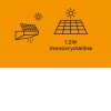 FERINA WL 1x2W, E27, Solar Nástěnné solární svítidlo, těleso hliník, povrch černá mat, krycí sklo čiré, pro žárovku 1x2W, IP44, rozměry 140x207x164mm náhled 3