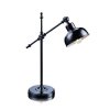 GRIMSTAD VÝPRODEJ Stolní lampa, těleso kov, povrch imitace černé, zašlé stříbro, zašlá antik, pro žárovku 1x60W, E27, 230V, IP20, h=560mm náhled 2